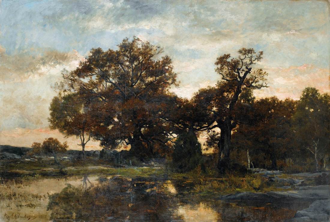 Landscape with River, Sunset