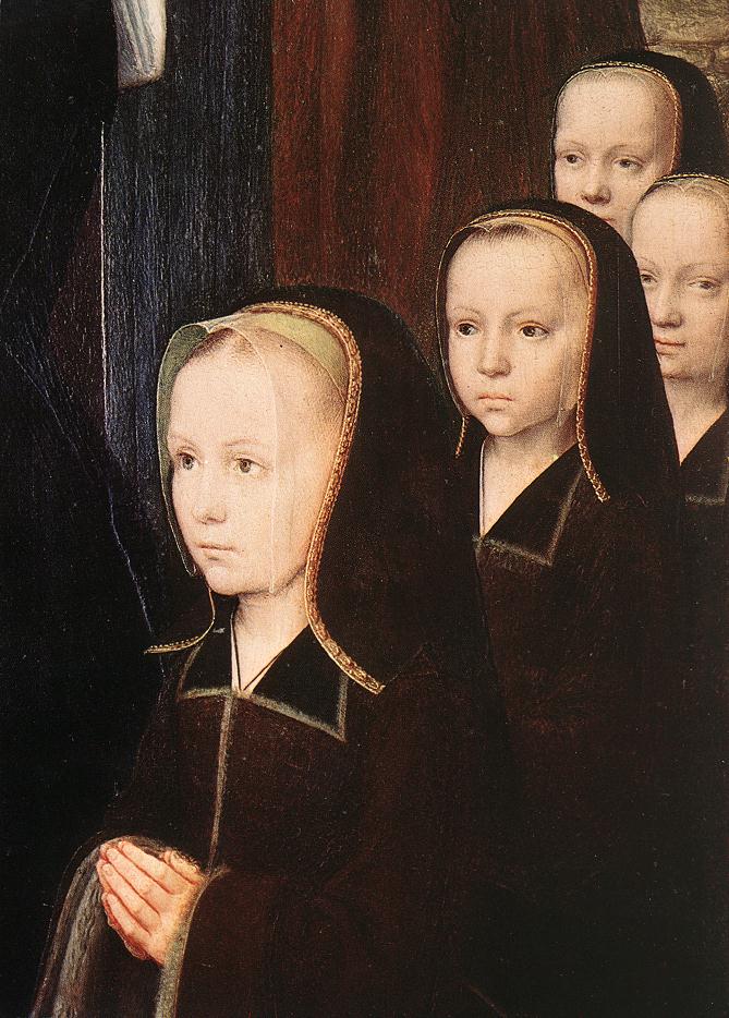 Triptych of Jean Des Trompes (detail)