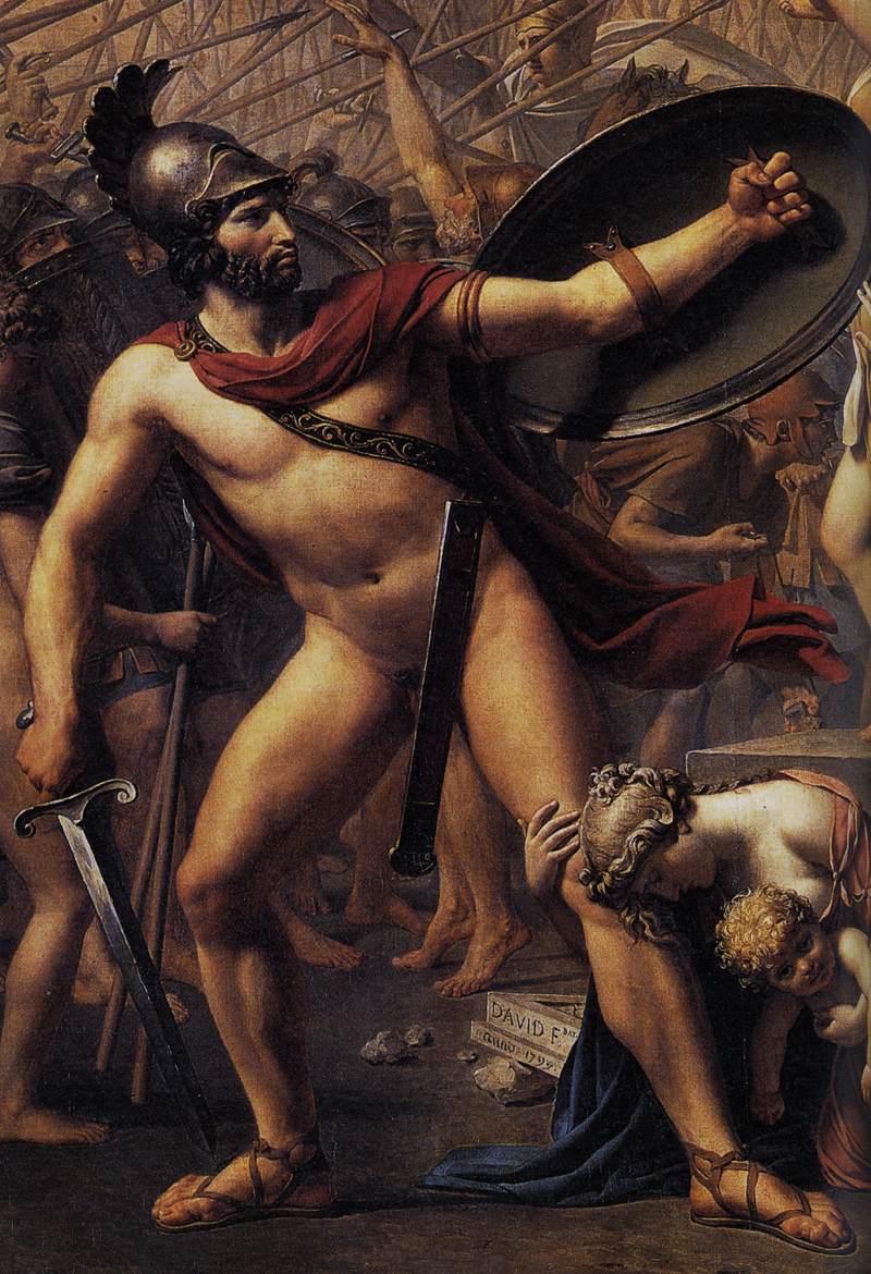 The Intervention of the Sabine Women (detail)