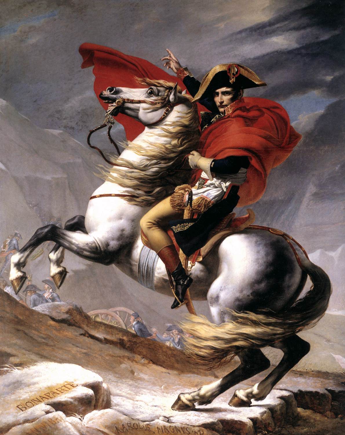 Bonaparte, Calm on a Fiery Steed, Crossing the Alps