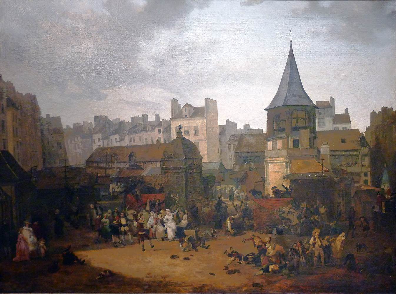 Les Halles in 1782