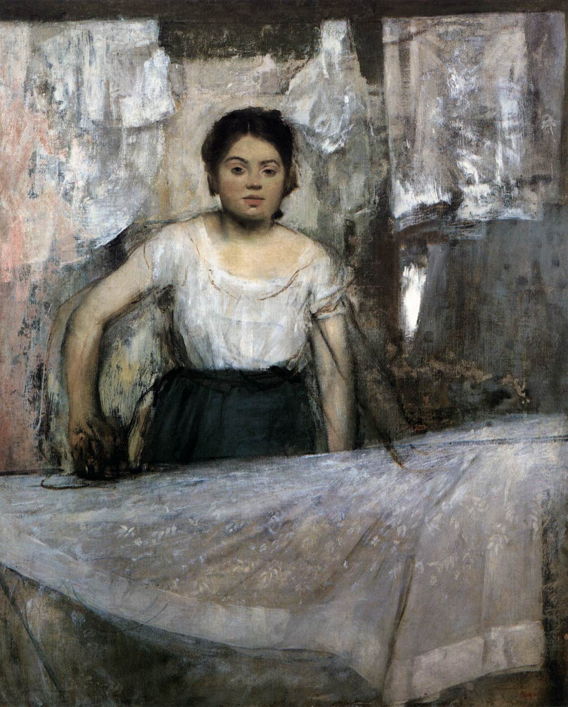 Woman Ironing