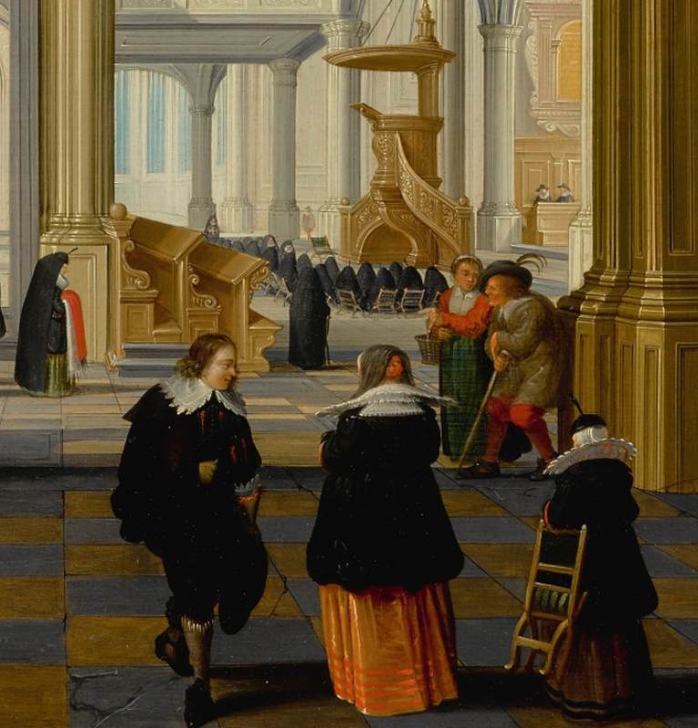 Imaginary Church Interior (detail)