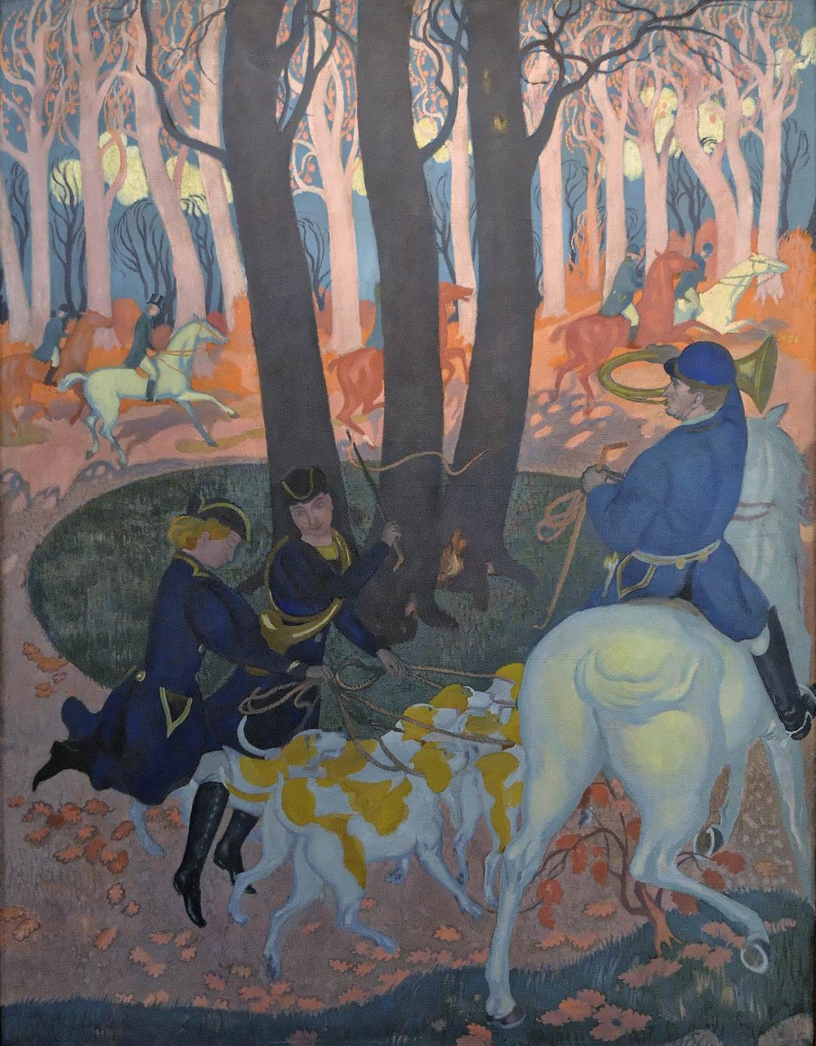 The Legend of St Hubert: 2. The Release of the Dogs