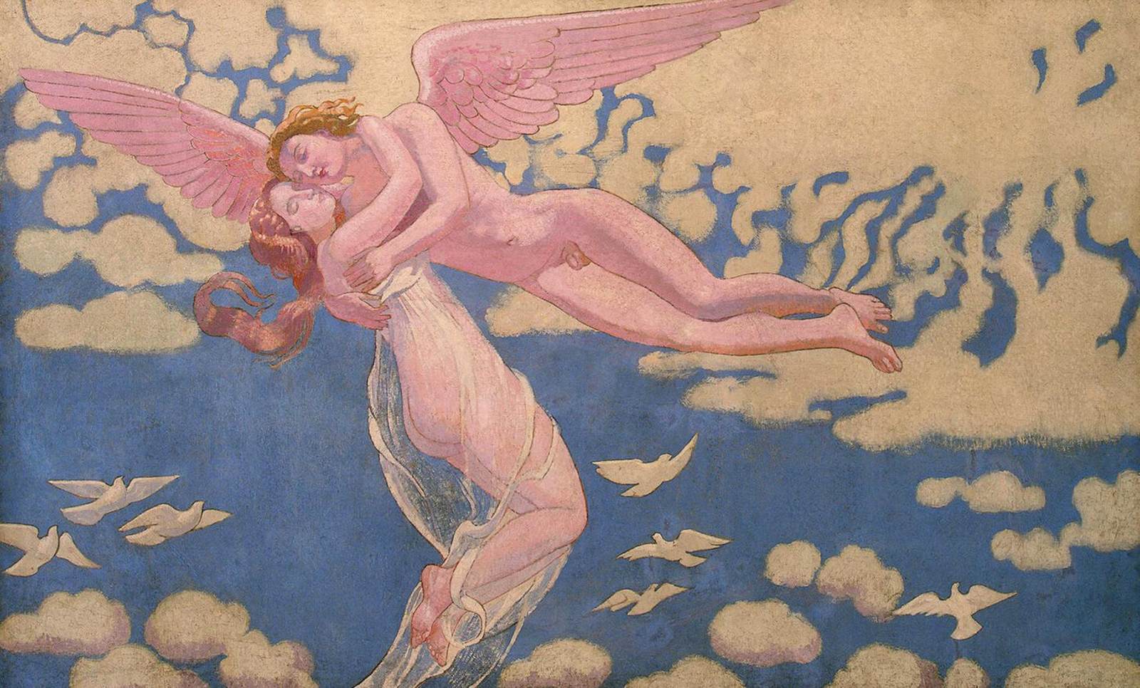 The Story of Psyche: 7. Cupid Carrying Psyche Up to Heaven