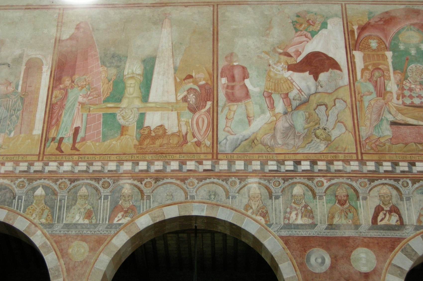 Detail of the the fresco cycle