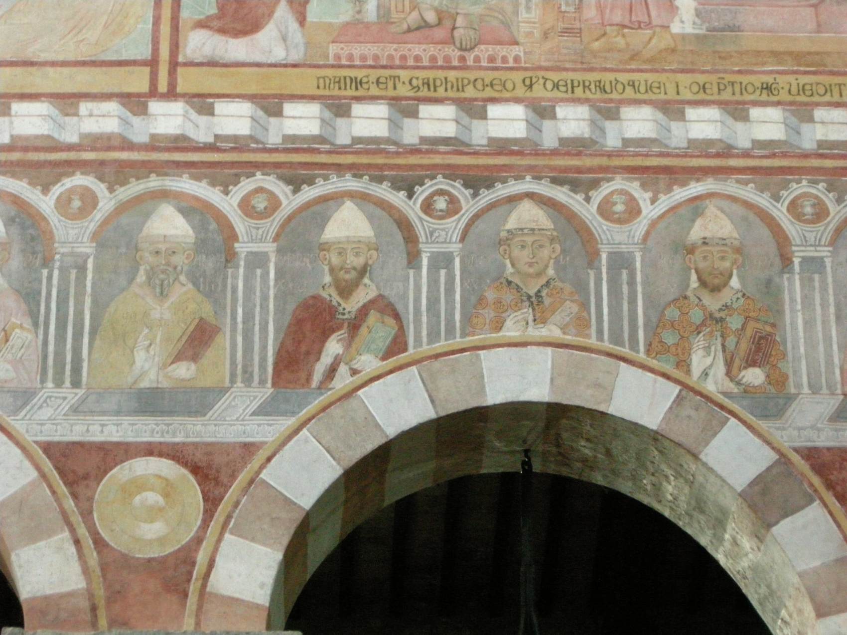 Detail of the the fresco cycle