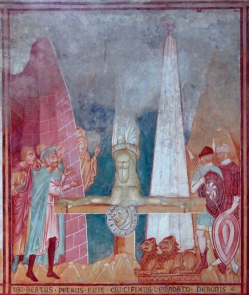 Crucifixion of St Peter