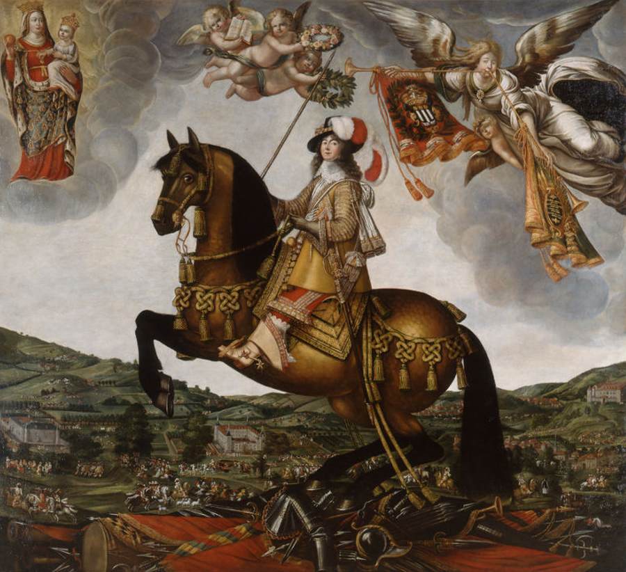 Equestrian Portrait of Mme de Saint-Baslemont