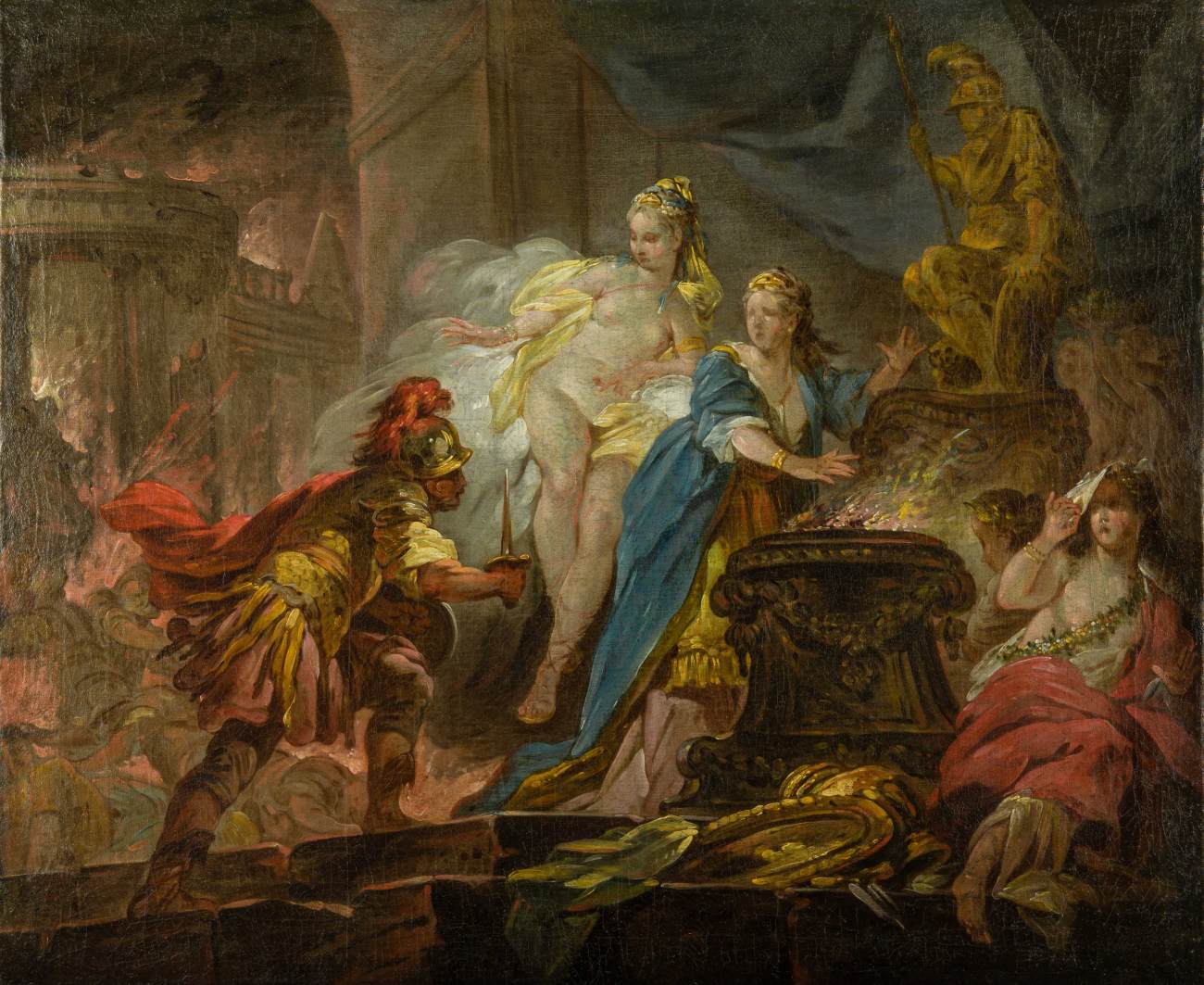 Venus Protecting Helen from the Fury of Aeneas