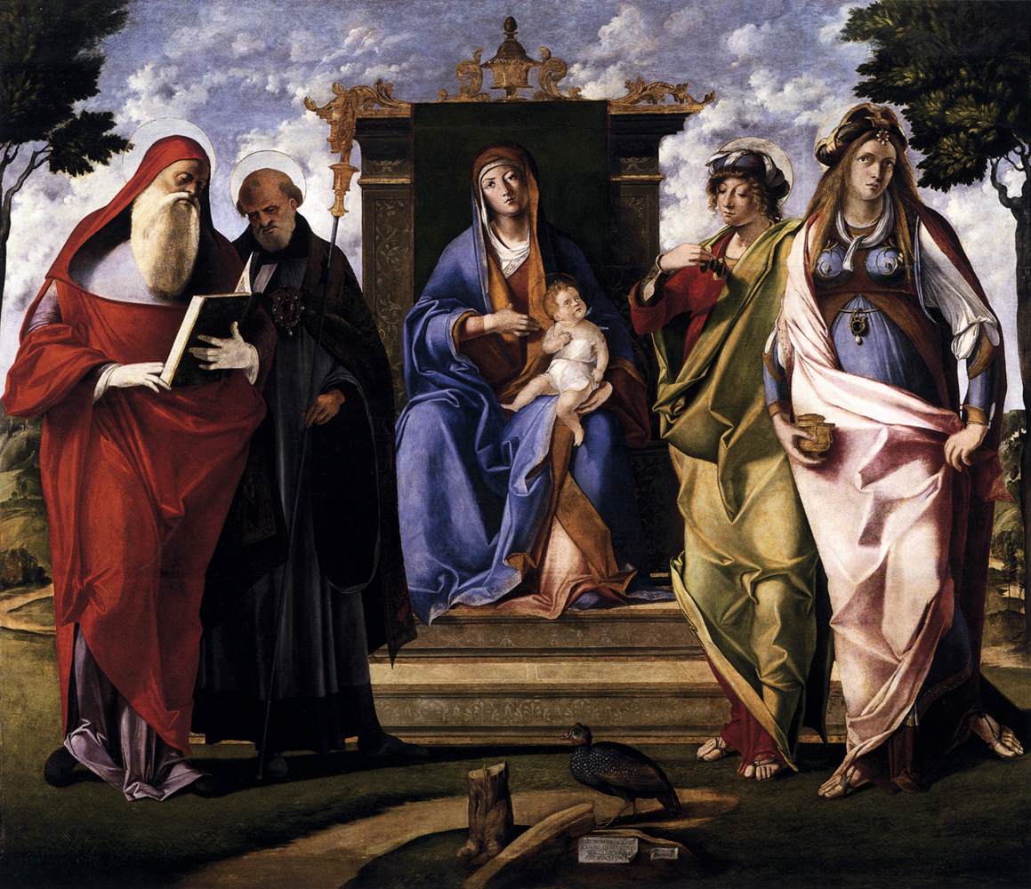 Virgin and Child Enthroned with Saints