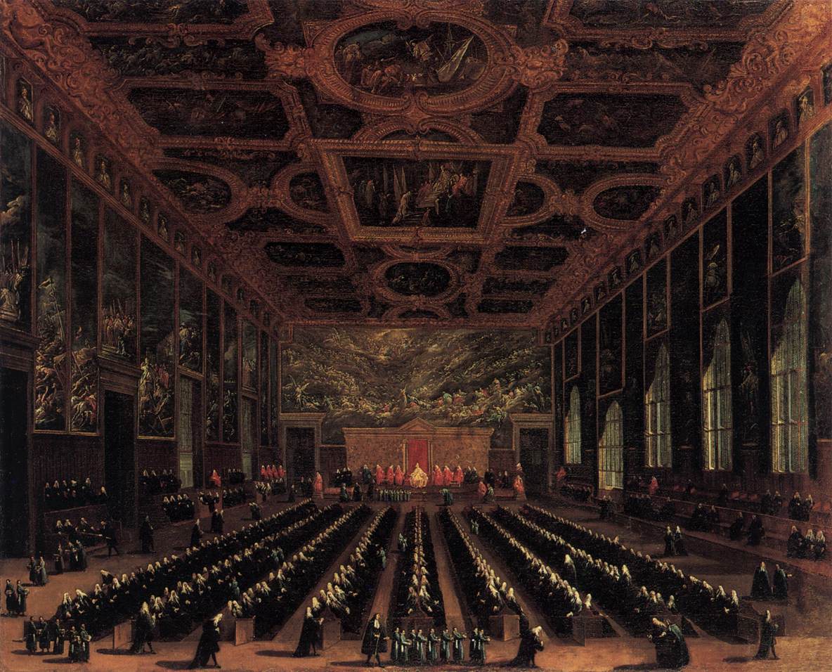 The Sala del Maggior Consiglio, Doge's Palace