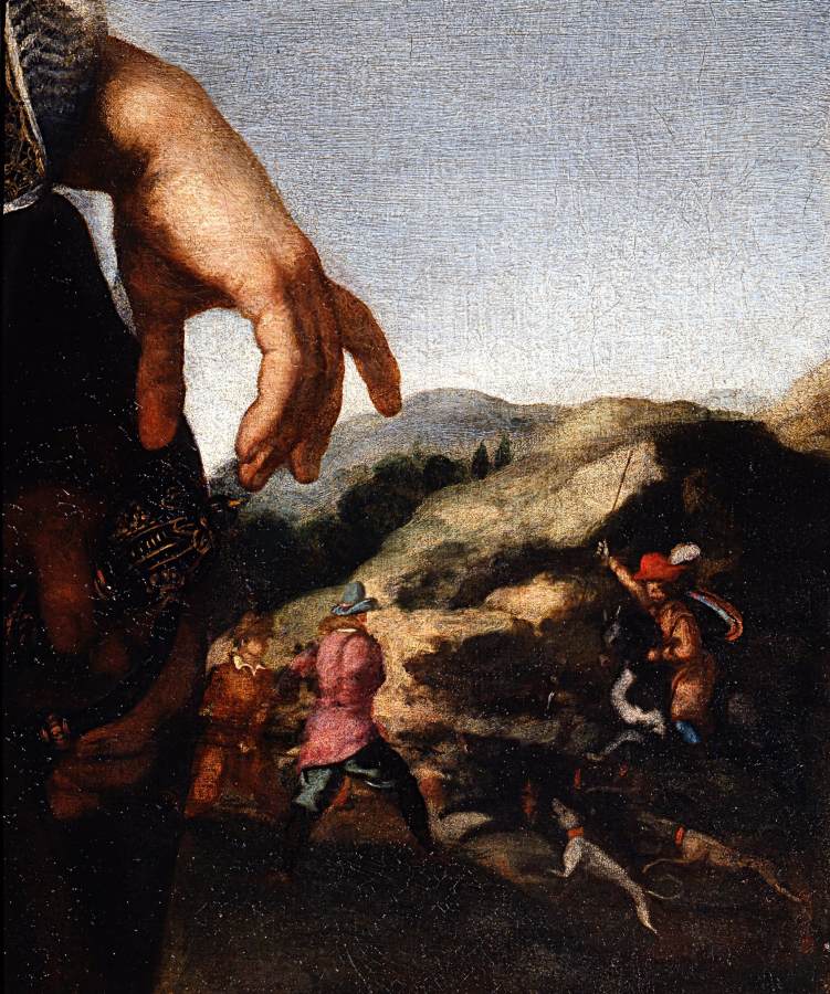 Portrait of Ainolfo de' Bardi (detail)