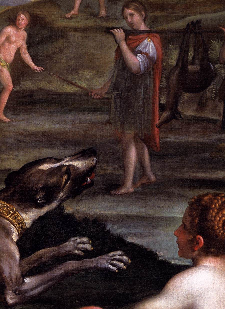 Diana and her Nymphs (detail)