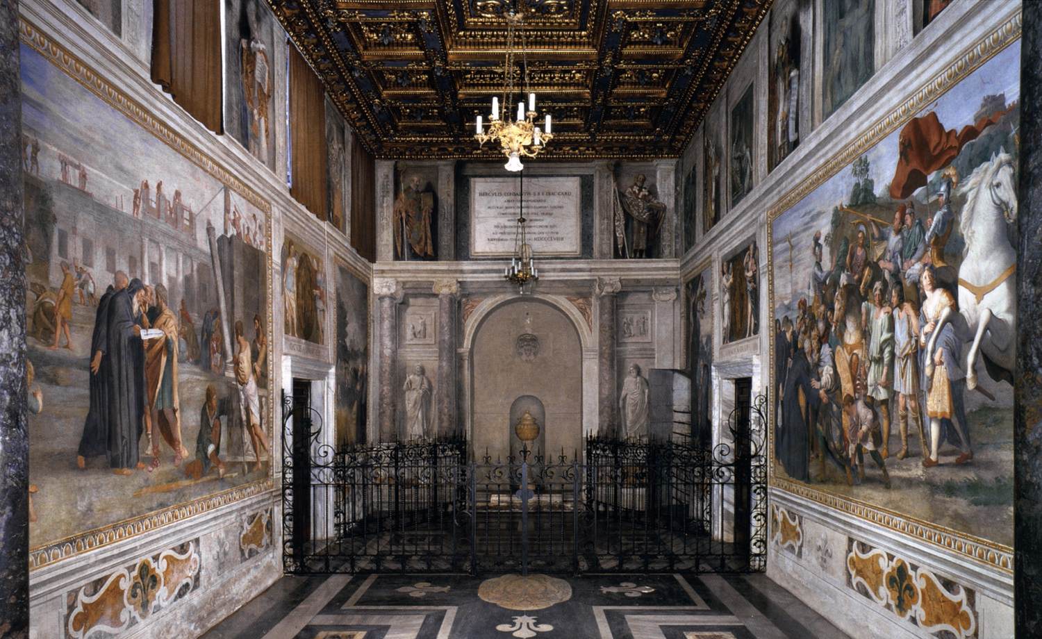 General view toward the interior walls