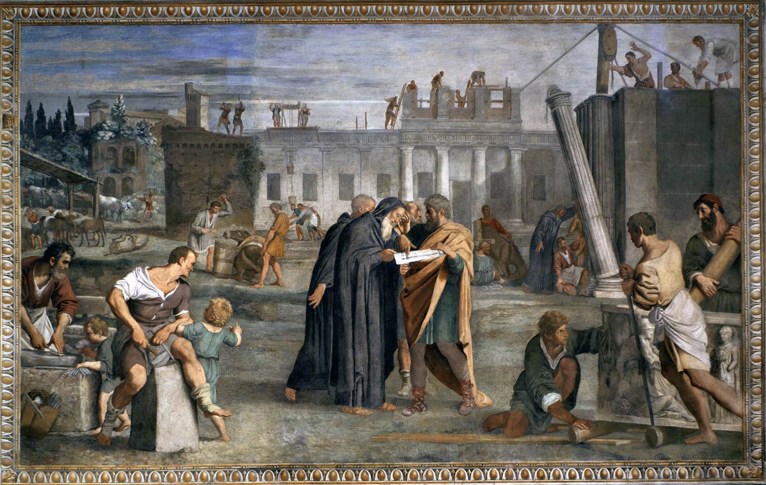 Scene from the Lives of the Founding Saints (1)