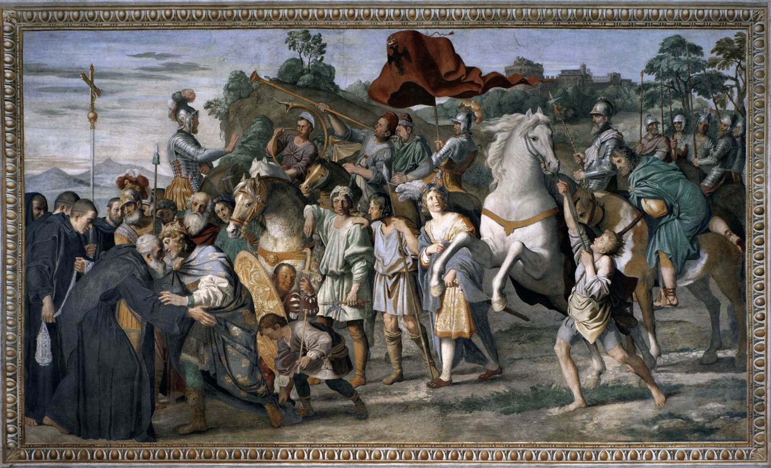 Scene from the Lives of the Founding Saints (2)