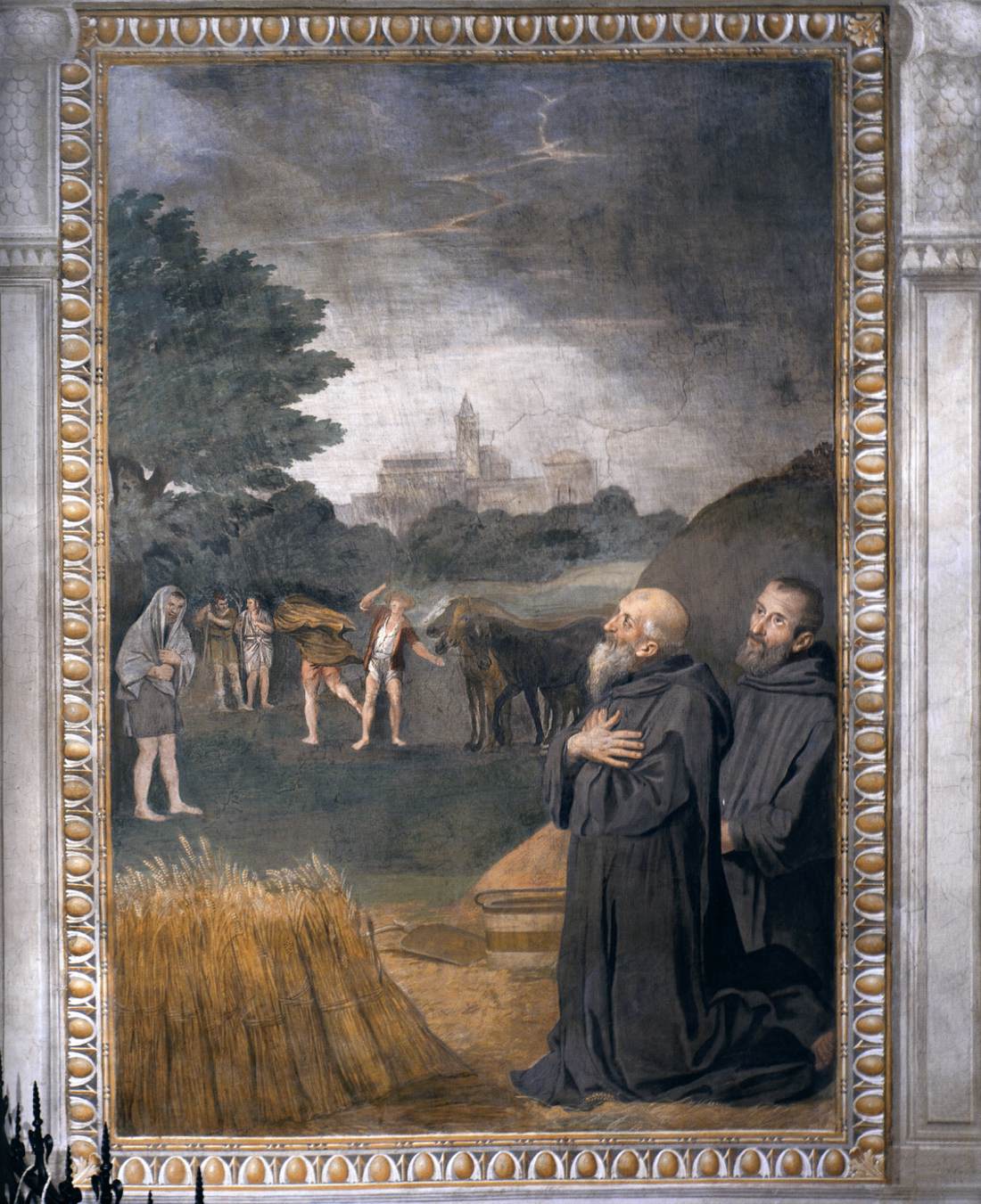 Scene from the Lives of the Founding Saints (7)