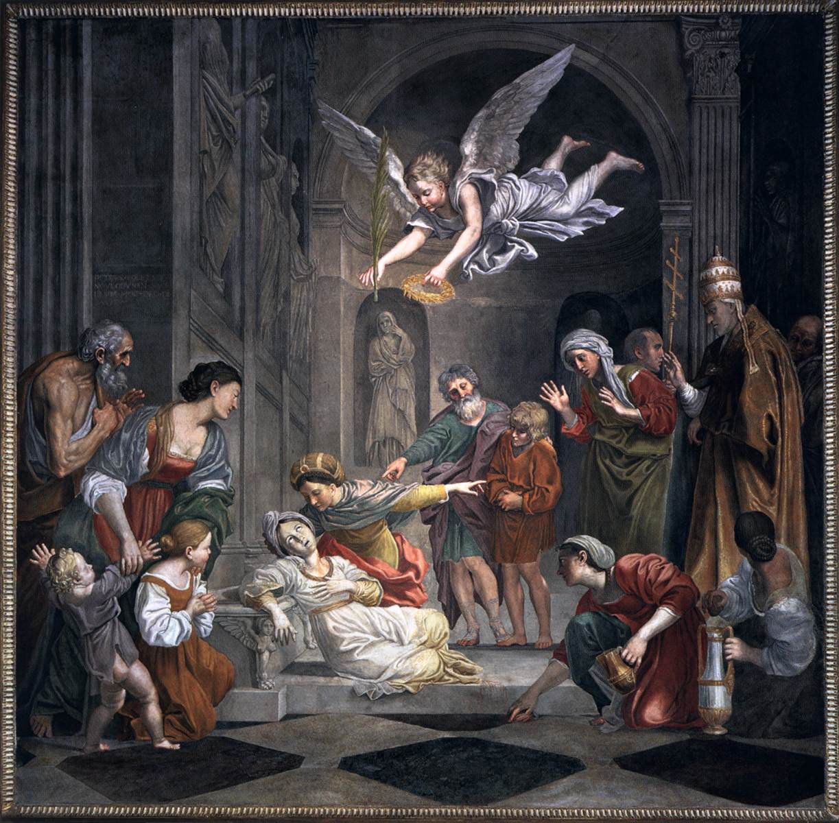 Death of St Cecilia