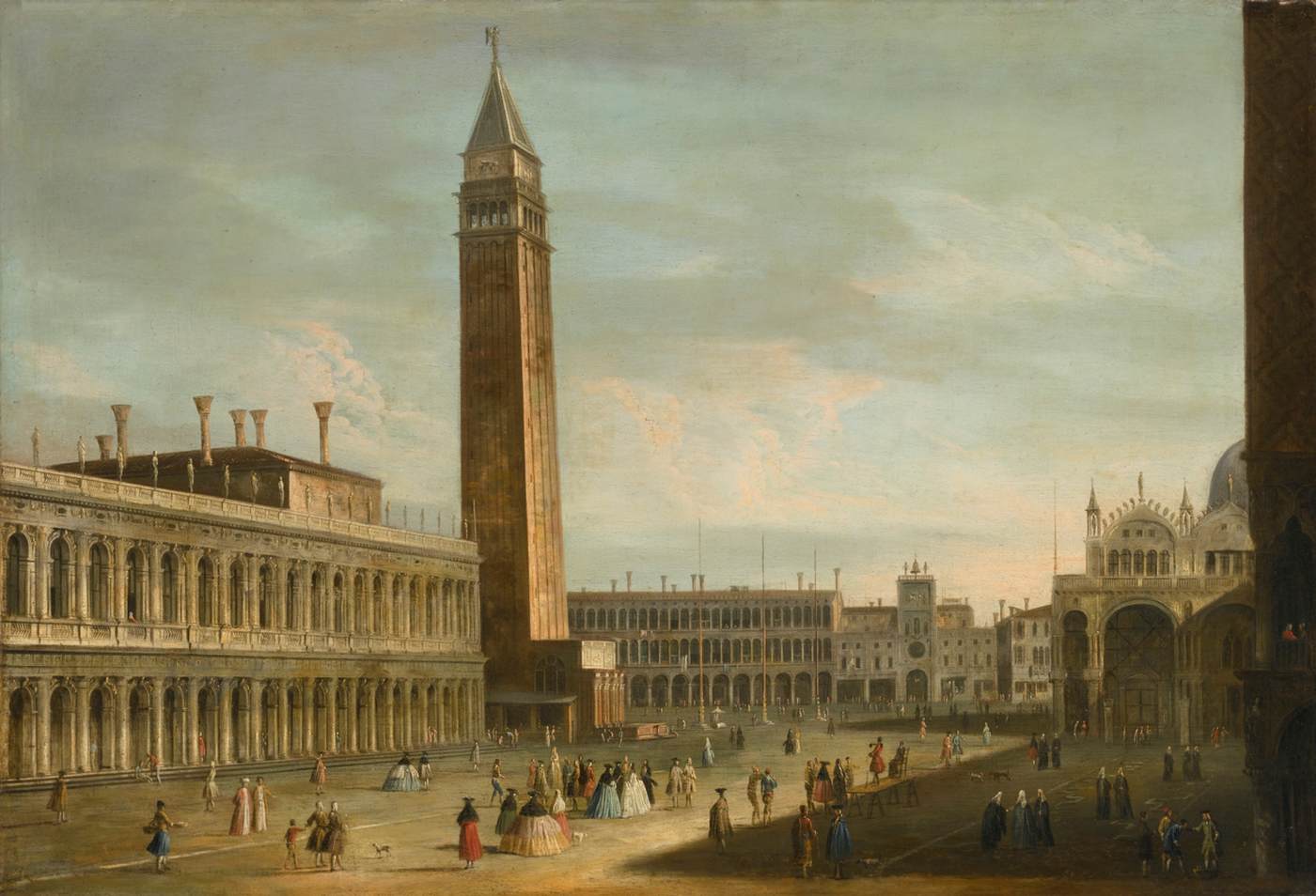 View of Piazza San Marco, Venice, Looking North