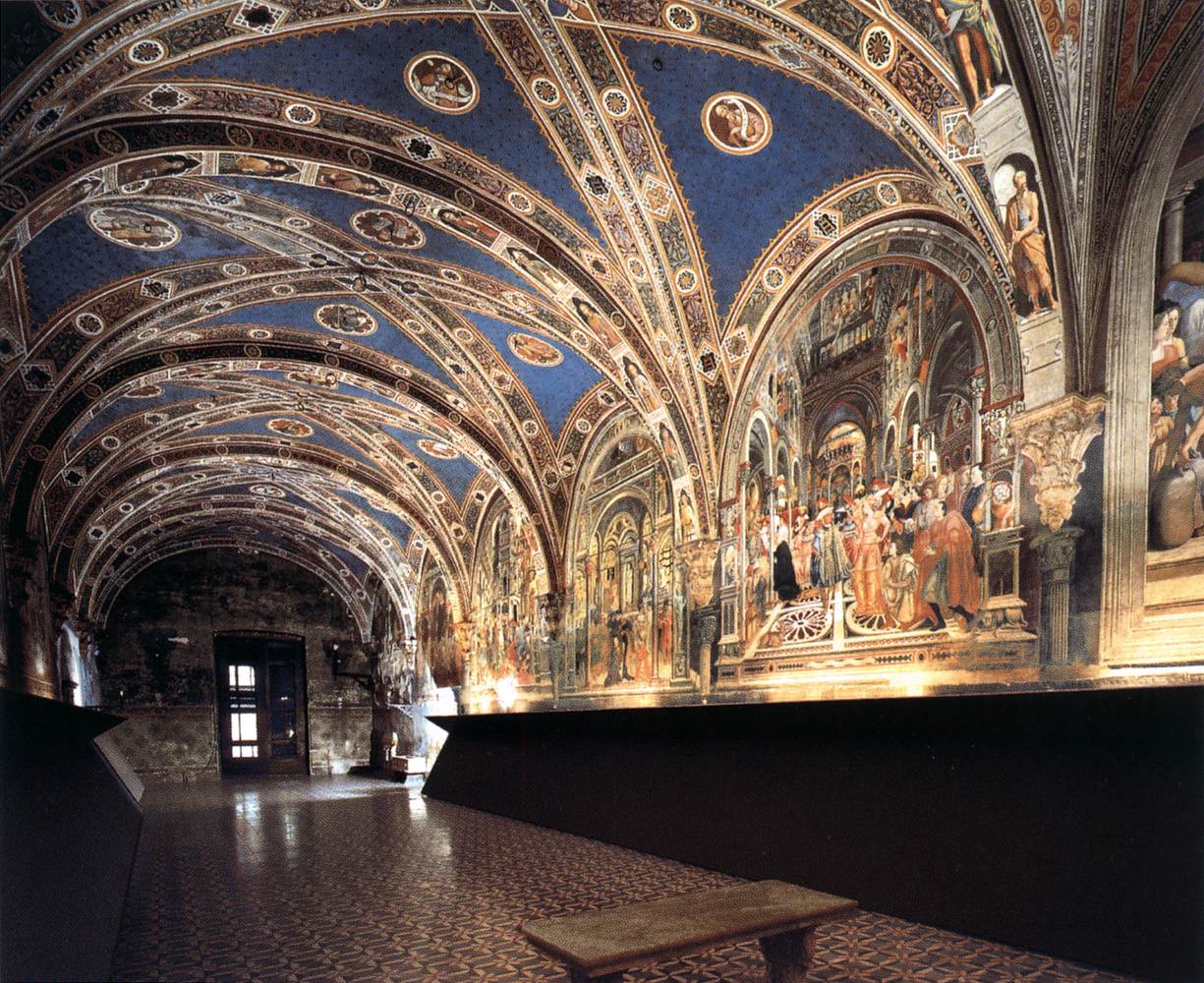 View of the Pellegrinaio