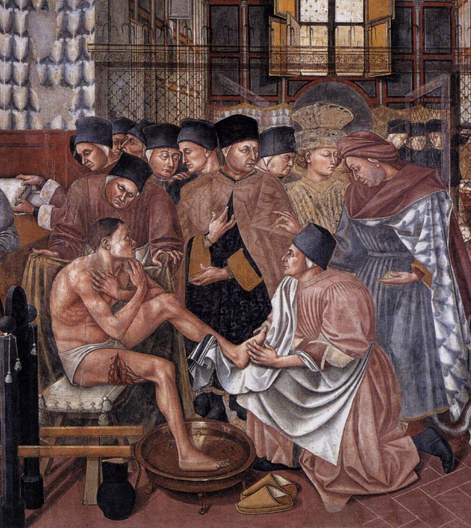 Caring for the Sick (detail)