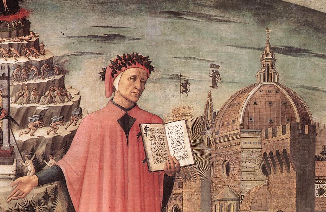 Dante Illuminating Florence with his Poem (detail)
