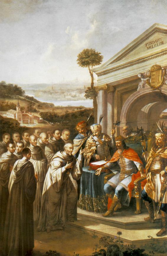 Béla III Founding the Cistercian Monastery at Szentgotthárd in 1183
