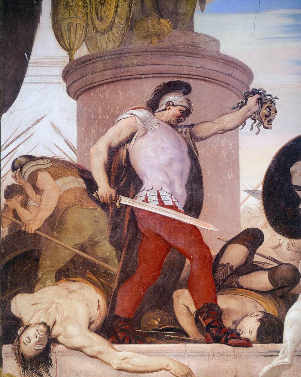 Perseus Displaying the Head of Medusa (detail)