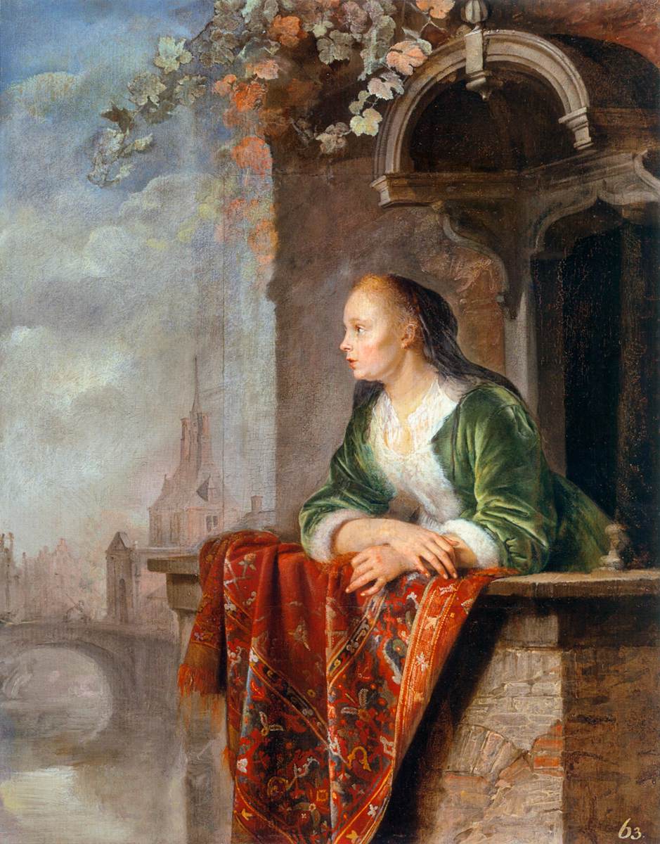 Young Lady on a Balcony