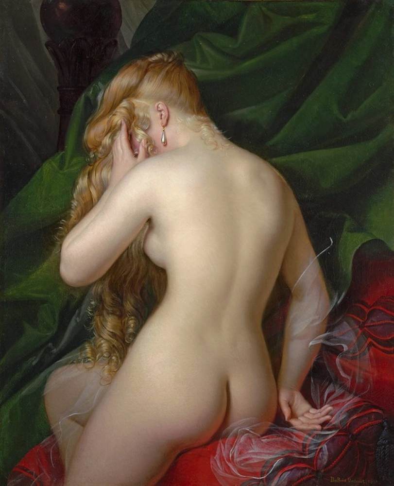 Female Nude, Back View
