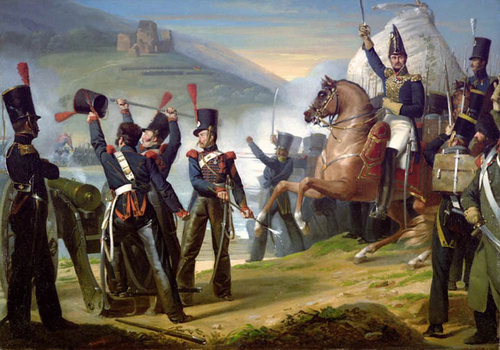Crossing of Bidassoa (16 April 1823)
