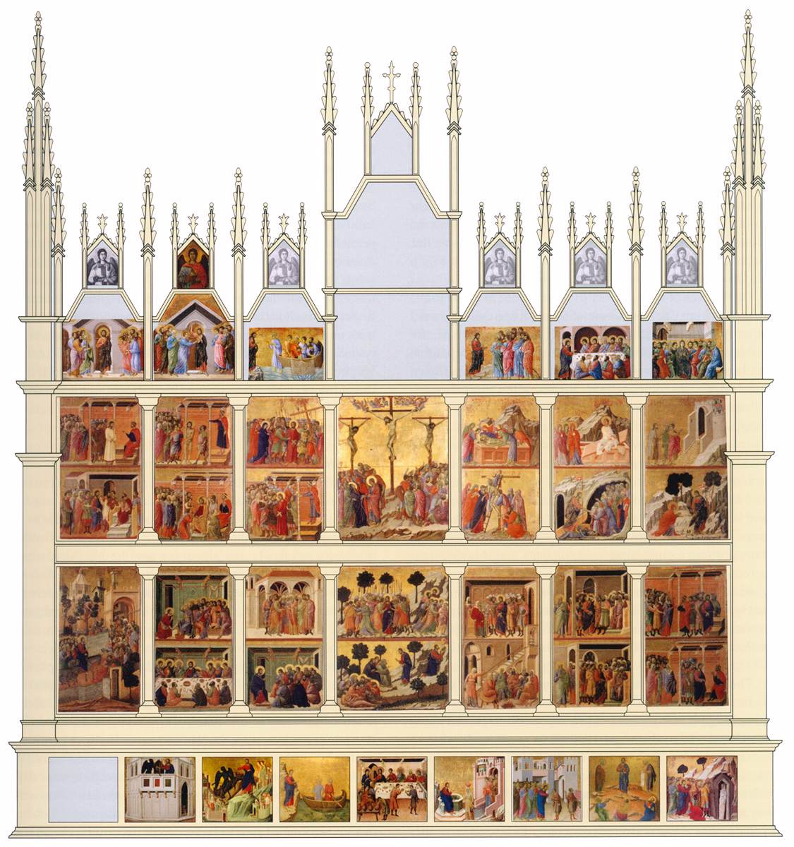 Reconstruction of the Maestà (back)