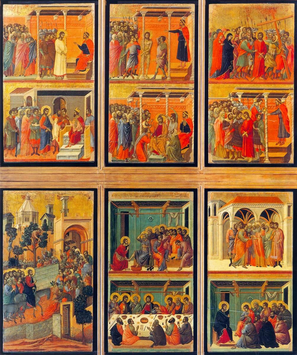 Stories of the Passion (Maestà, verso, detail)