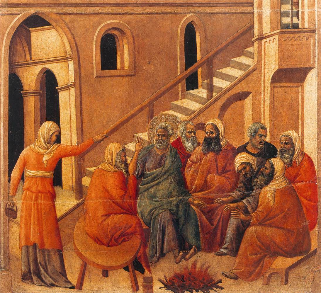 Peter First Denying Jesus (scene 9)