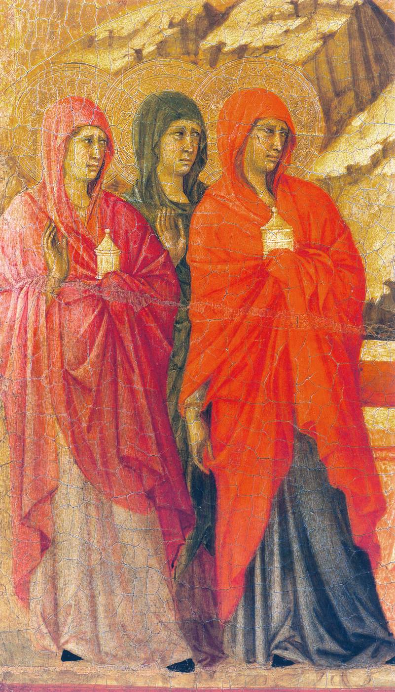 The Three Marys at the Tomb (detail)
