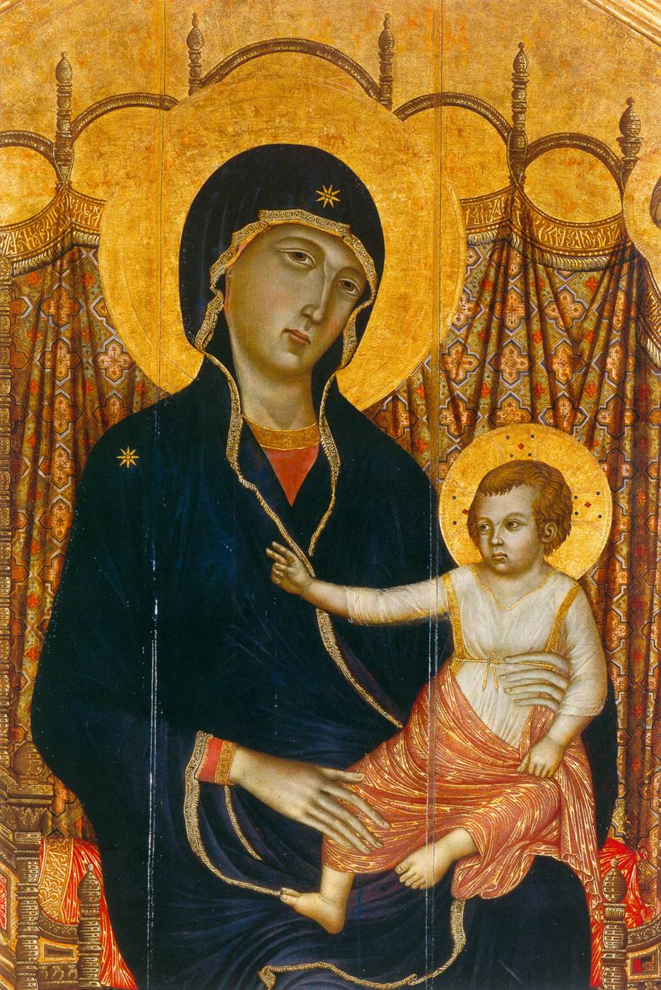 Rucellai Madonna (detail)