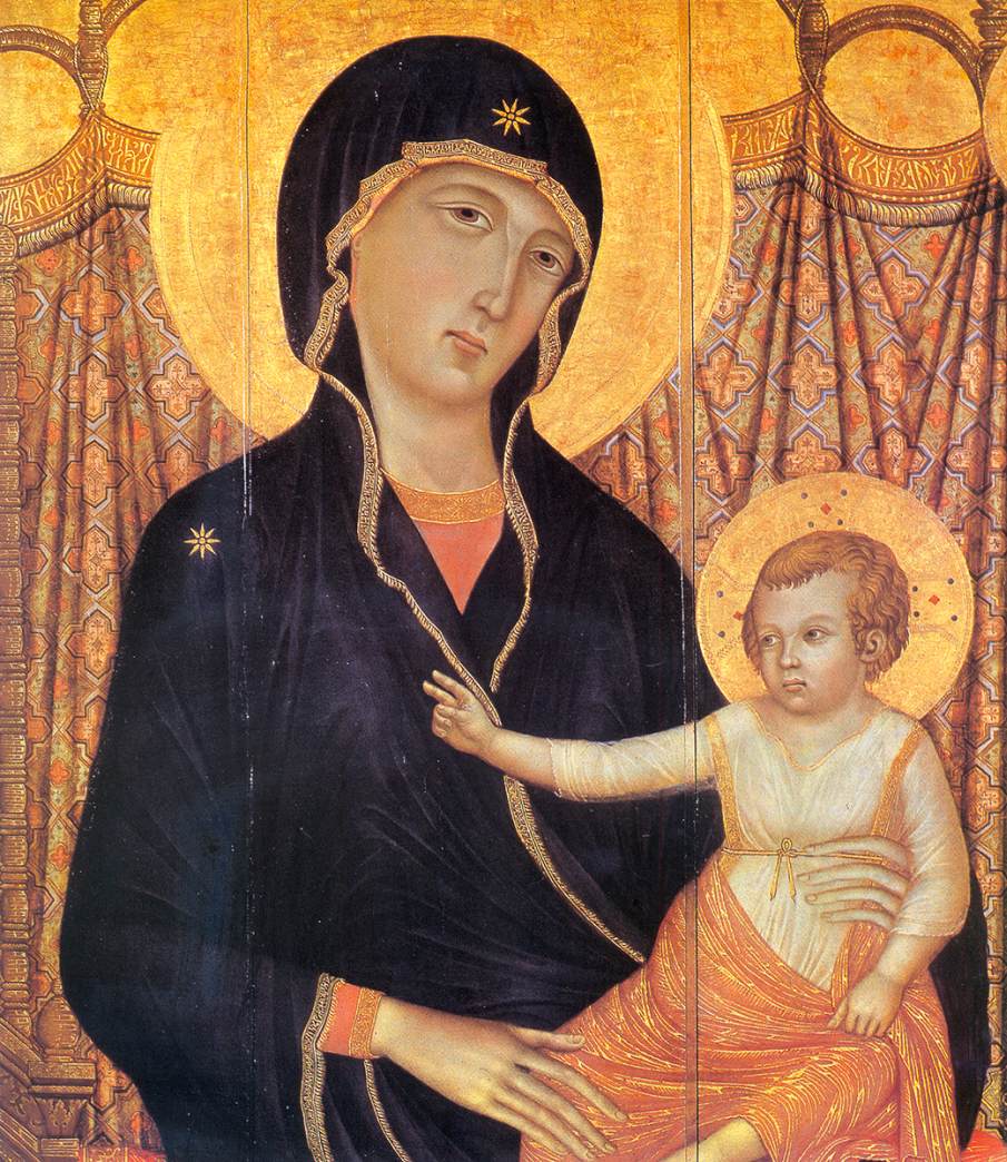 Rucellai Madonna (detail)