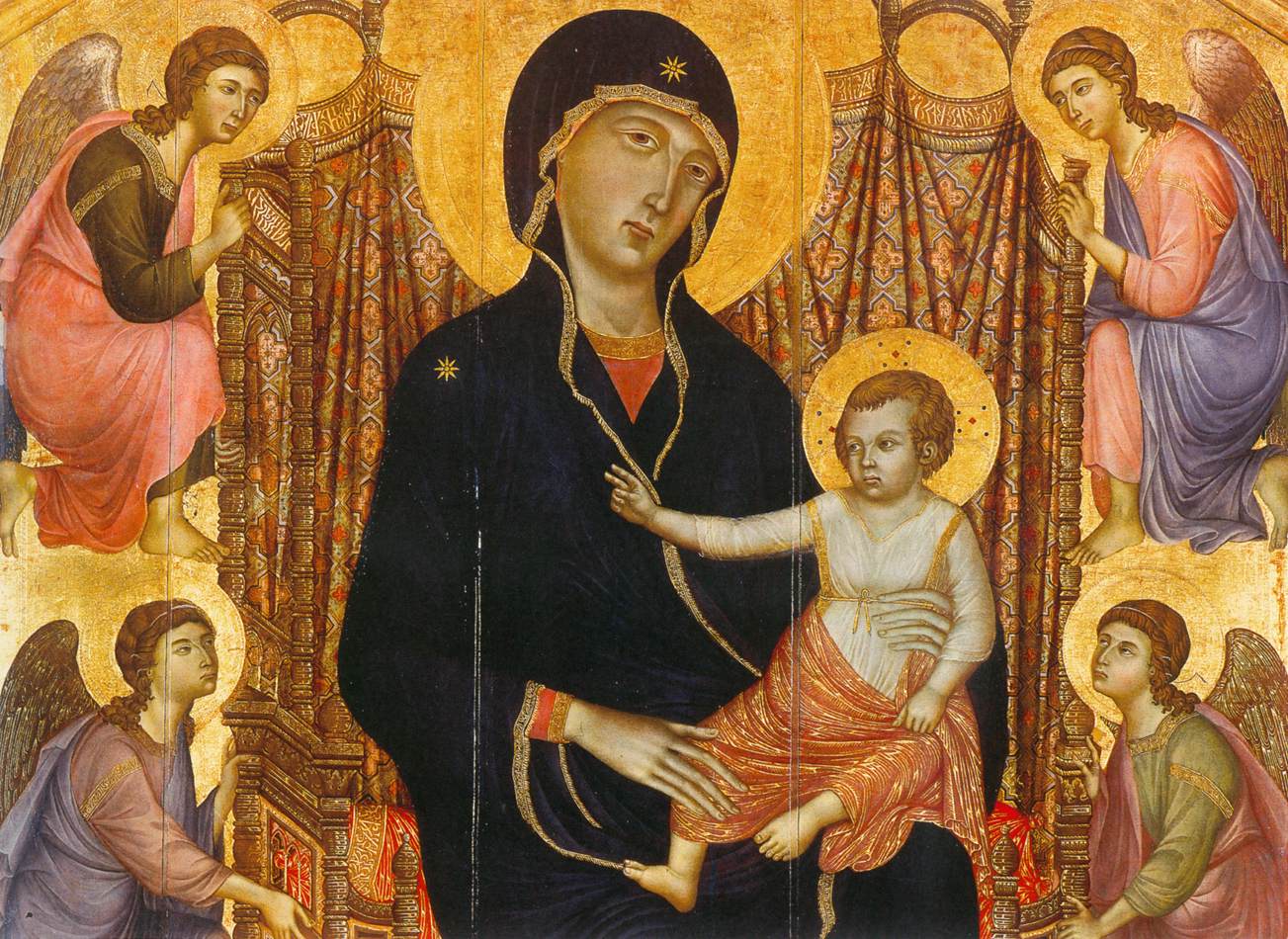 Rucellai Madonna (detail)