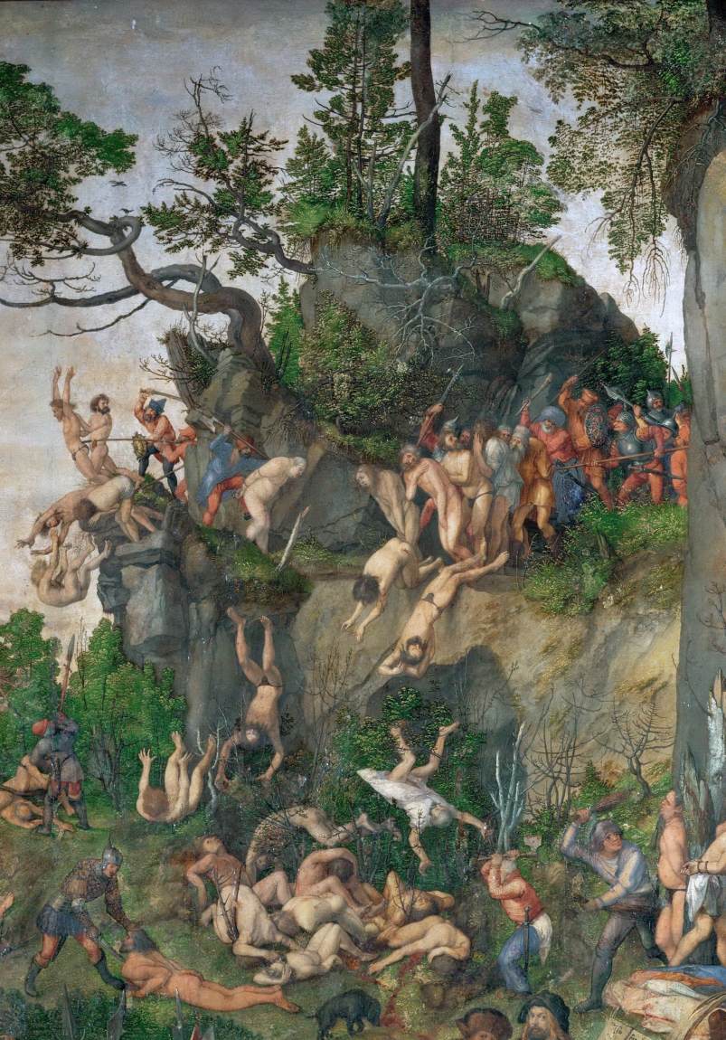 The Martyrdom of the Ten Thousand (detail)