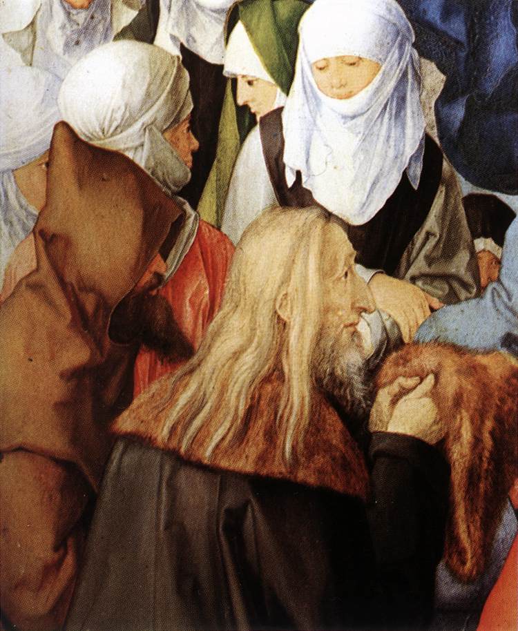 The Adoration of the Trinity (detail)