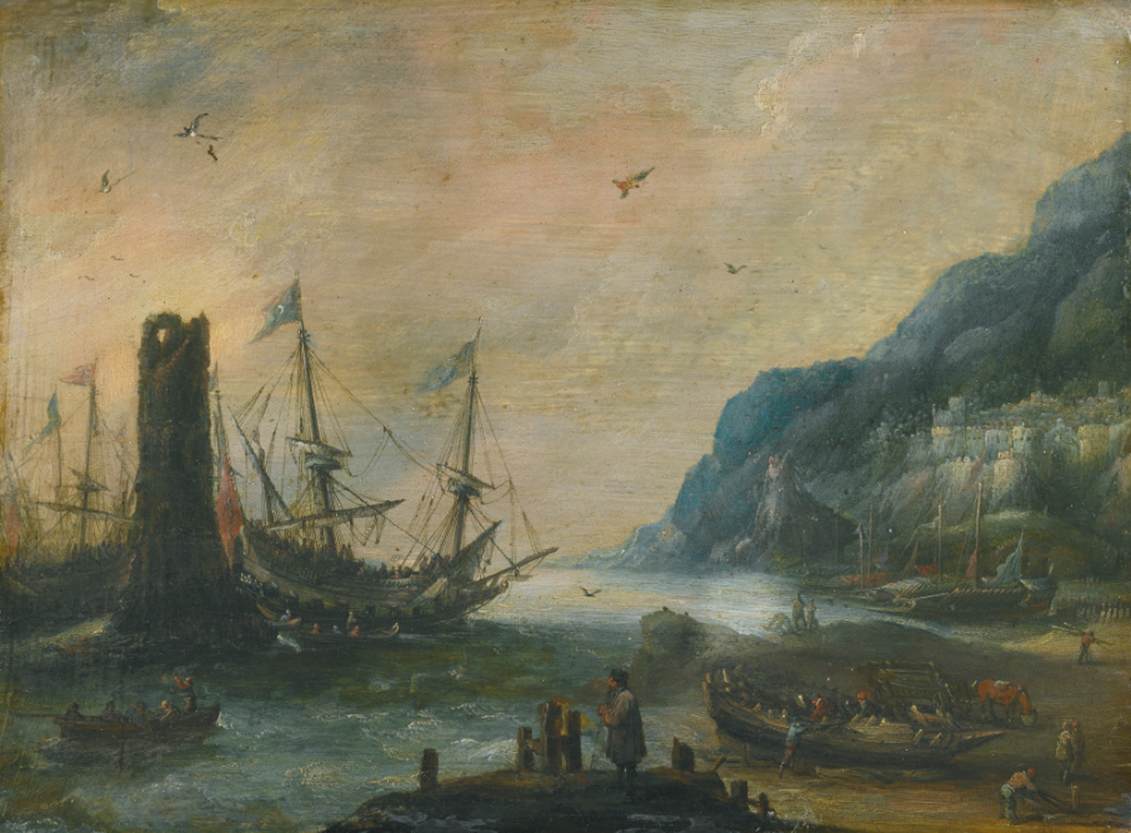 Mediterranean Coastal Scene
