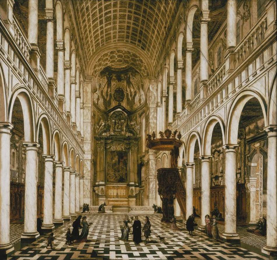 Interior of the Jesuit Church at Antwerp