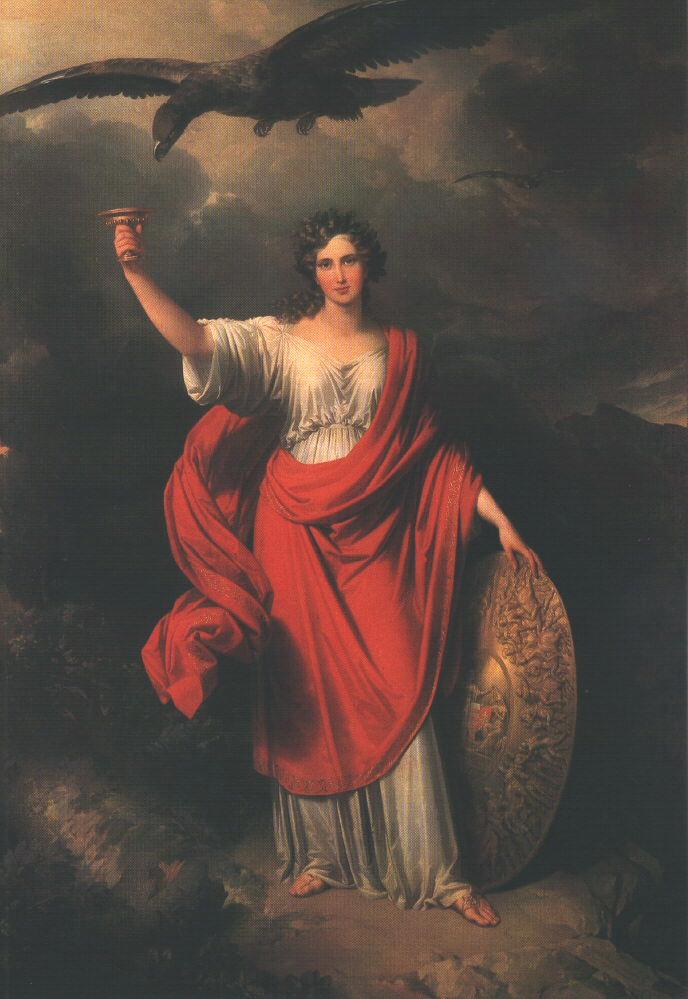 "From Darkness, the Light". Allegory of the Hungarian Academy of Sciences