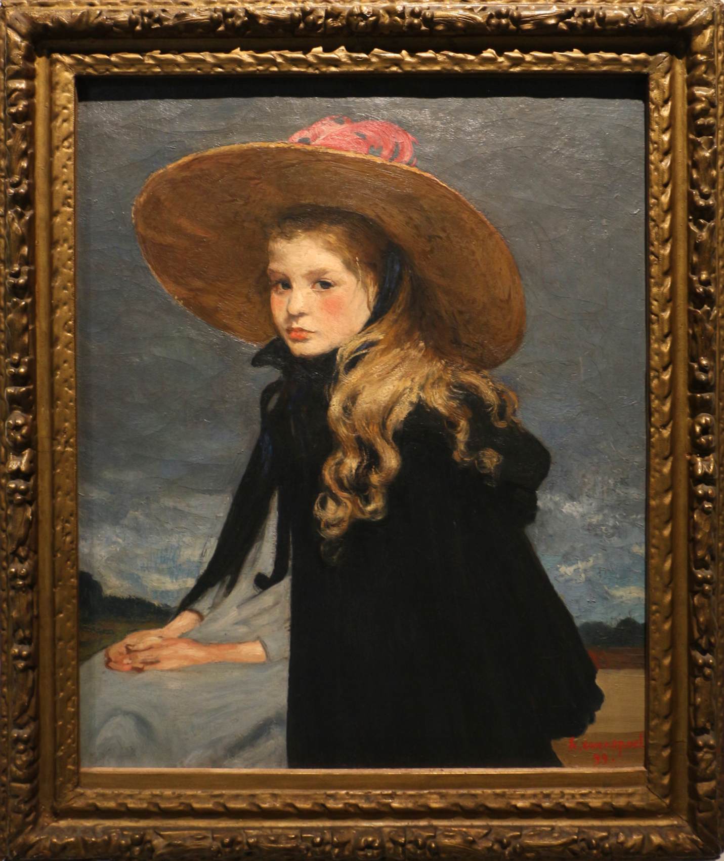Henriette with Large Hat