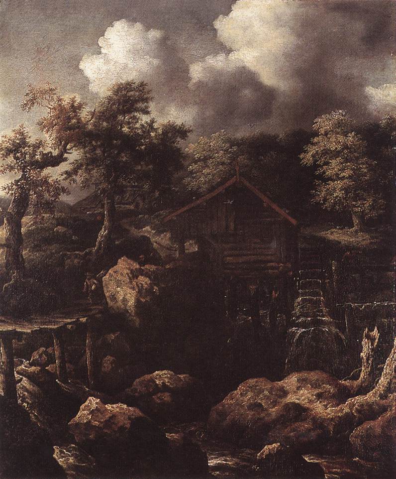 Forest Scene with Water-Mill