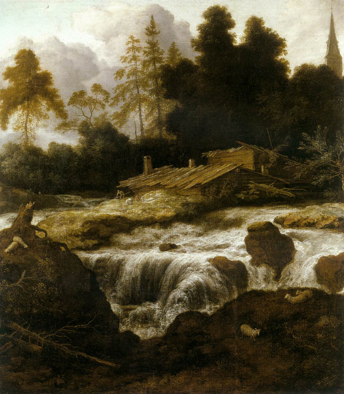 Landscape with a Waterfall