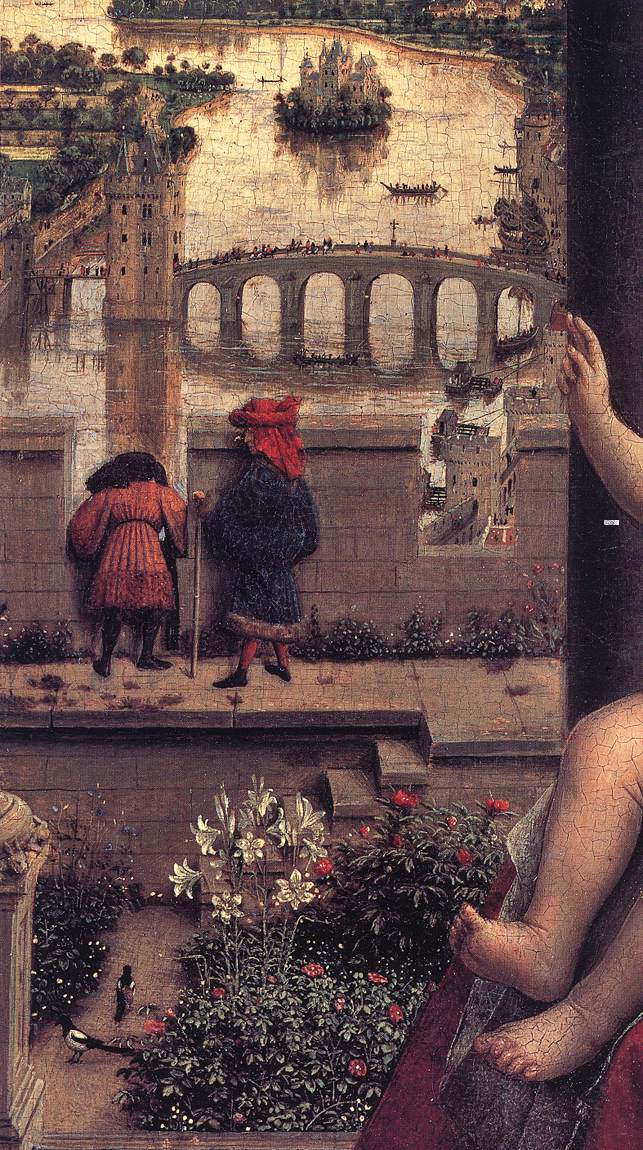 The Virgin of Chancellor Rolin (detail)