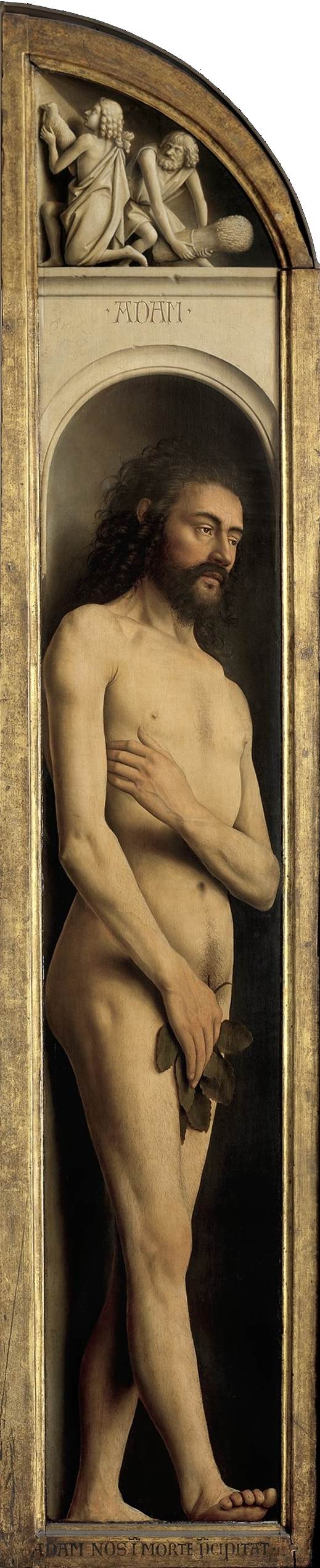 The Ghent Altarpiece: Adam; Cain and Abel
