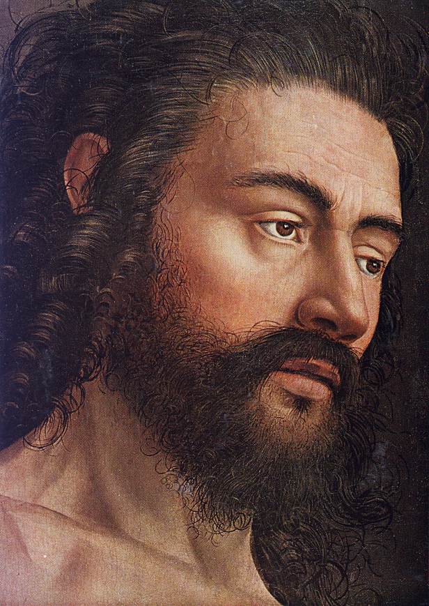 The Ghent Altarpiece: Adam (detail)